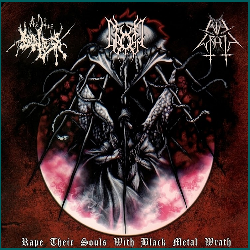 EVIL WRATH / THE TRUE ENDLESS / GROMM Rape Their Souls with Black Metal Wrath CD