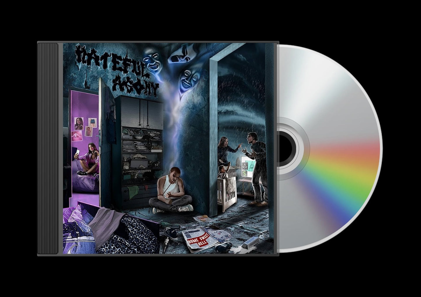 HATEFUL AGONY Home Sweet Hell CD